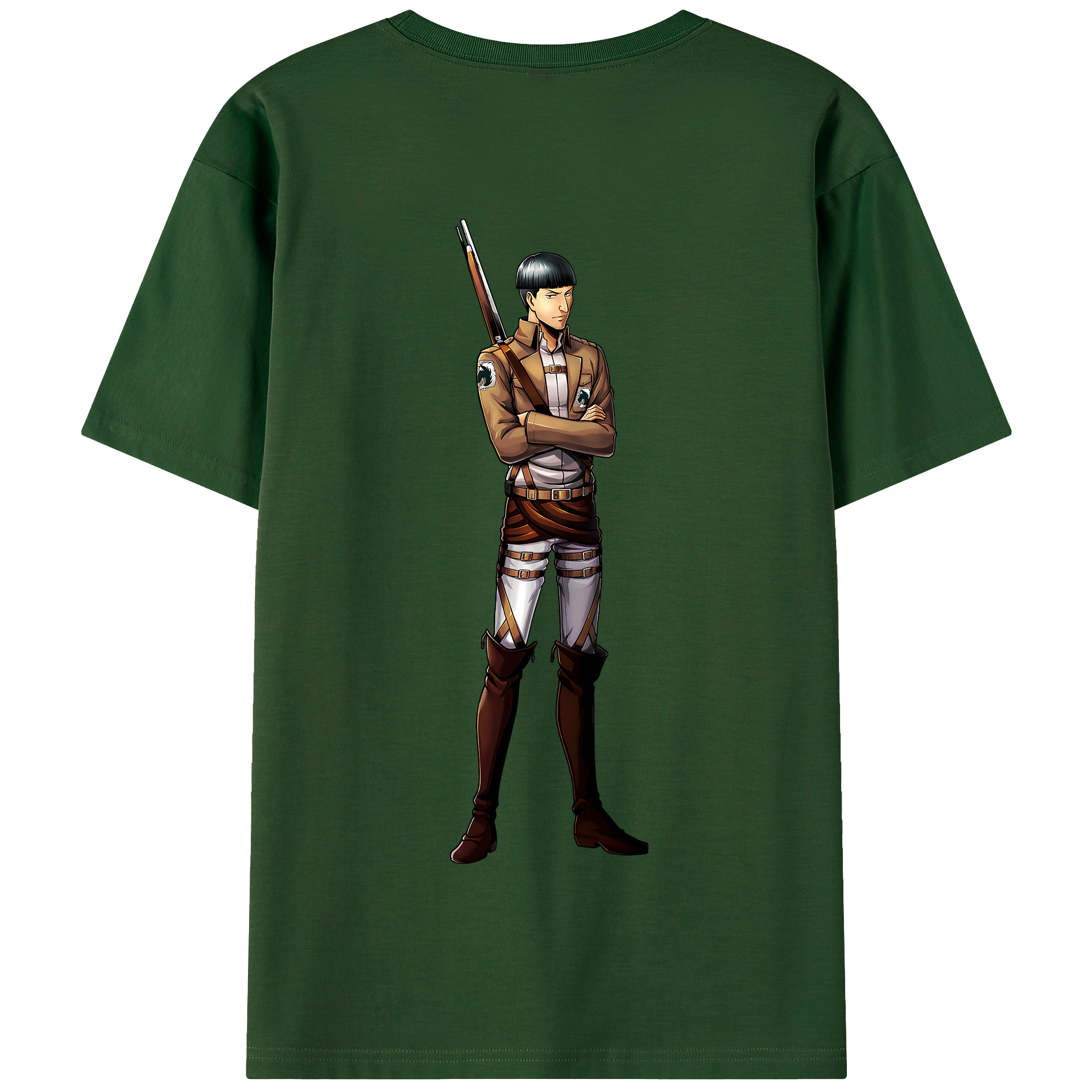 （画像用） 進撃の巨人 Attack on Titan 綿100％半袖Tシャツ（背面プリント）